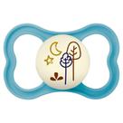 Chupeta azul mam air night silicone +6 meses