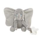 Chupeta Buddy Disney Dumbo Grey Super Soft Plush Chupeta Buddy Disney Dumbo Grey Super Soft Plush