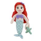 Chupeta de pelúcia Buddy Disney Ariel Super Soft Red Lavender Aqua