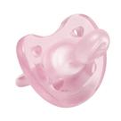 Chupeta de Silicone Soft Light Rosa Tamanho N1 -Chicco