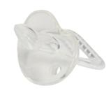 Chupeta de Silicone T2 Unissex Transparente com Bico Ortodontico +6 Meses
