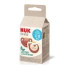 Chupeta Dupla Nuk For Nature Latex 0-6M+ Feminino PA7346-1G