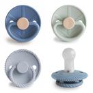 Chupeta FRIGG SilkySoft Silicone, pacote com 4 unidades Skyline 6-18M