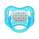 Chupeta Kuka Bico De Silicone Azul Fase 1