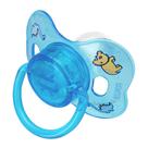 Chupeta Kuka Bico De Silicone Azul Fase 2