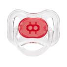 Chupeta Kuka Bico De Silicone Vermelho Fase 1