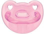 Chupeta Kuka Silicone Soft 1 Rosa