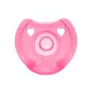Chupeta Kuka Silicone Soft Redondo 0-6 Meses Rosa