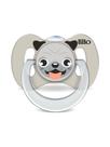 Chupeta Lillo Fase 2 Silicone Orto Funny Animals Cachorrinho