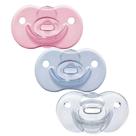 Chupeta Lillo Soft Calming Para Bebês Mais 6 Meses Em Silicone Ultra Macia e Confortável Acompnha Estojo Para Transporte