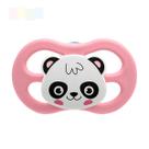Chupeta Little Friends Glow Simétrica 6+ Bico de Silicone Lillo Rosa