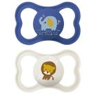 Chupeta Mam Air 6 Meses Azul Embalagem Dupla CH 50321N