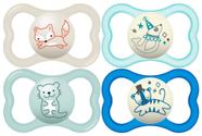 Chupeta MAM Air Night & Day para bebês de 6 a 16 meses, pacote com 4