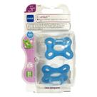 Chupeta Mam Comfort Dupla Menino 100% Silicone