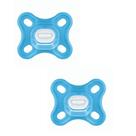 Chupeta Mam De Silicone Comfort 0-2 M Tamanho 1 2101 Azul Dupla