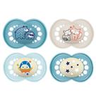 Chupeta MAM Original Day & Night de 6 a 16 meses para menino, pacote com 3