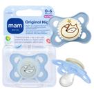 Chupeta MAM Original Night 0-6 Meses Brilha No Escuro Menino Menina Baby MAM Cor:Menino 2