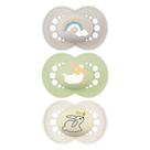Chupeta Mam Original Night 6+ Meses Brilha no Escuro 3 Unidades Neutra CH26333