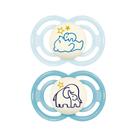 Chupeta Mam Perfect Night Dupla 6+ meses Menino