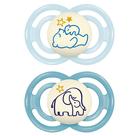 Chupeta MAM Perfect Night Glow in Dark, 6 a 16 meses, pacote com 2 unidades