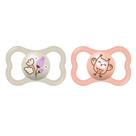 Chupeta Mam Rosa 18 Meses Embagalem Dupla - Mam Baby