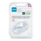 Chupeta Mam Start, de 0 a 2 Meses, Azul, Bico Simétrico, Textura Macia e Sedosa, Disco Curvado Para Maior Conforto