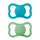 Chupeta MAM Supreme 16+ Meses Azul/Verde 2 unidades