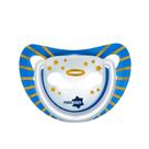 Chupeta Neopan Divertida Tamanho 1 Bico Ortodôntico Azul Anjo