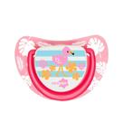 Chupeta Neopan Divertida Tamanho 2 Bico Ortodôntico Rosa Flamingo