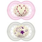Chupeta Night&Day Girls Mam +6 Meses Tamanho 2 2 Unidades Chupeta Night&Day Girls Mam +6 Meses Tamanho 2 2 Unidades