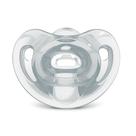 Chupeta Nuk Genius Soft Silicone Ortodôntica Tamanho 1 de 0 a 6 Meses Neutral com 1 Unidade