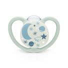 Chupeta Nuk Space Glow Tamanho 3 +18 Meses Neutra com 1 Unidade