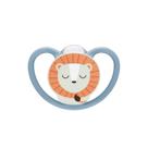 Chupeta Nuk Space Ortodôntica Bico Silicone Oral fit Brilha no Escuro Estojo Esterilizável Mais 6 meses Bichinhos