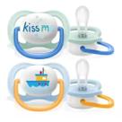 Chupeta philips avent 0-6 meses menino - barquinho