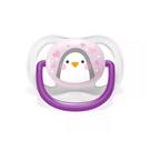 Chupeta Philips Avent Ultra Air 0 a 6 Meses Pinguim Menina SCF081/01