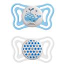 Chupeta Physio Light Baleia Azul 0-6M - Chicco