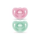 Chupeta Sensitive Silicone +6m Rosa C/2 Nuk