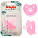 Chupeta Silicone 0-3meses Macia Chupeta Rn Bebê Conforto Rosa Baby Go