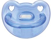 Chupeta Silicone Ortodôntico Kuka Soft - Azul 6 Meses
