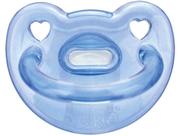 Chupeta Silicone Ortodôntico Kuka - Soft Azul Acima de 6 Meses