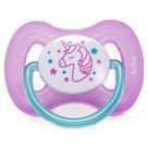 Chupeta - Silicone Ultra Soft - 0-6m - Comfort - Unicórnio Rosa - Buba