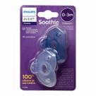 Chupeta Soothie 0-3M Dupla Philips Avent Azul - SCF099/01