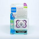 Chupeta Supreme 0-6M MAM Coelho Rosa Com Estojo