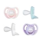 Chupeta Tommee Tippee de silicone ultraleve de 0 a 6 m (pacote com 4)