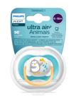 Chupeta Ultra Air Animais Pinguim Cor Azul 6 a 18m SCF081 09