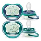 Chupeta Ultra Air c/2 Lua/Estrela 6-18 meses - Philips Avent