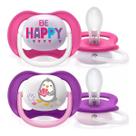 Chupeta Ultra Air Happy c2 Pinguim/Be Happy 6-18 meses Avent