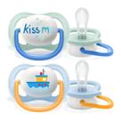 Chupeta Ultra Air Happy Decorada Menino 0-6M Philips Avent