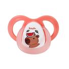 Chupeta Ventilada Little Capivara Com Bico de Silicone Ortodôntico Tam 01 e 02 Babygo