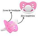 Chupeta ventilada Silicone bico anatomico 6 meses +